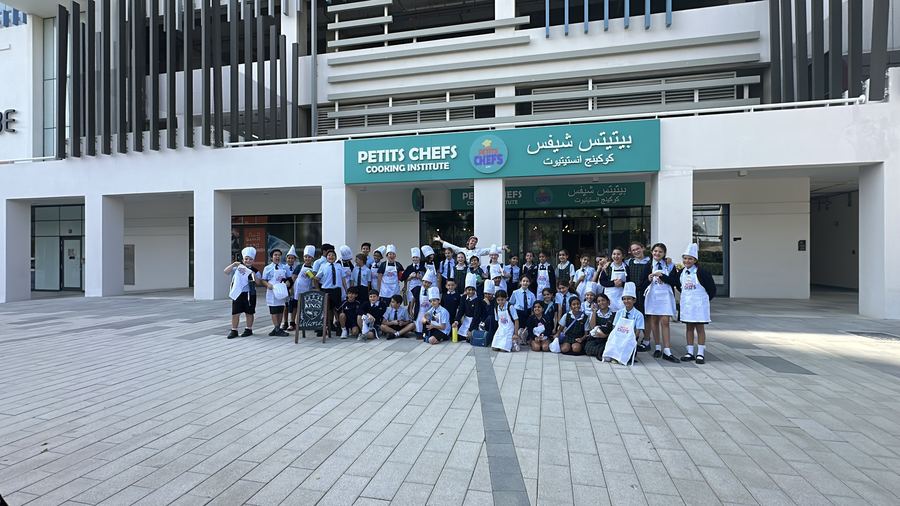 Group class at Petits Chefs Cooking Institute