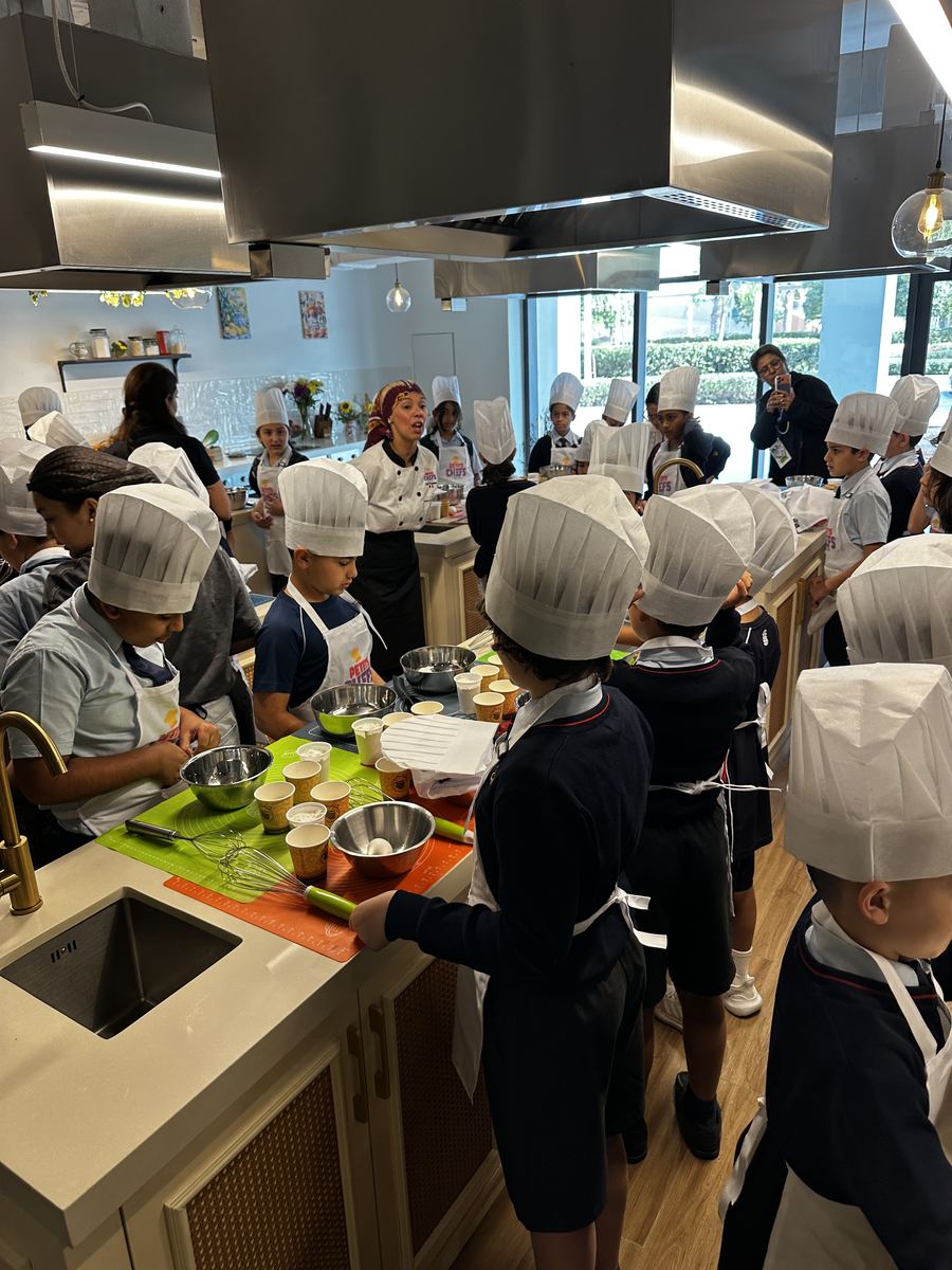 Chef sharing the secret ingredients